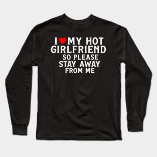 I Love My Girlfriend Boy Long Sleeve T-Shirt